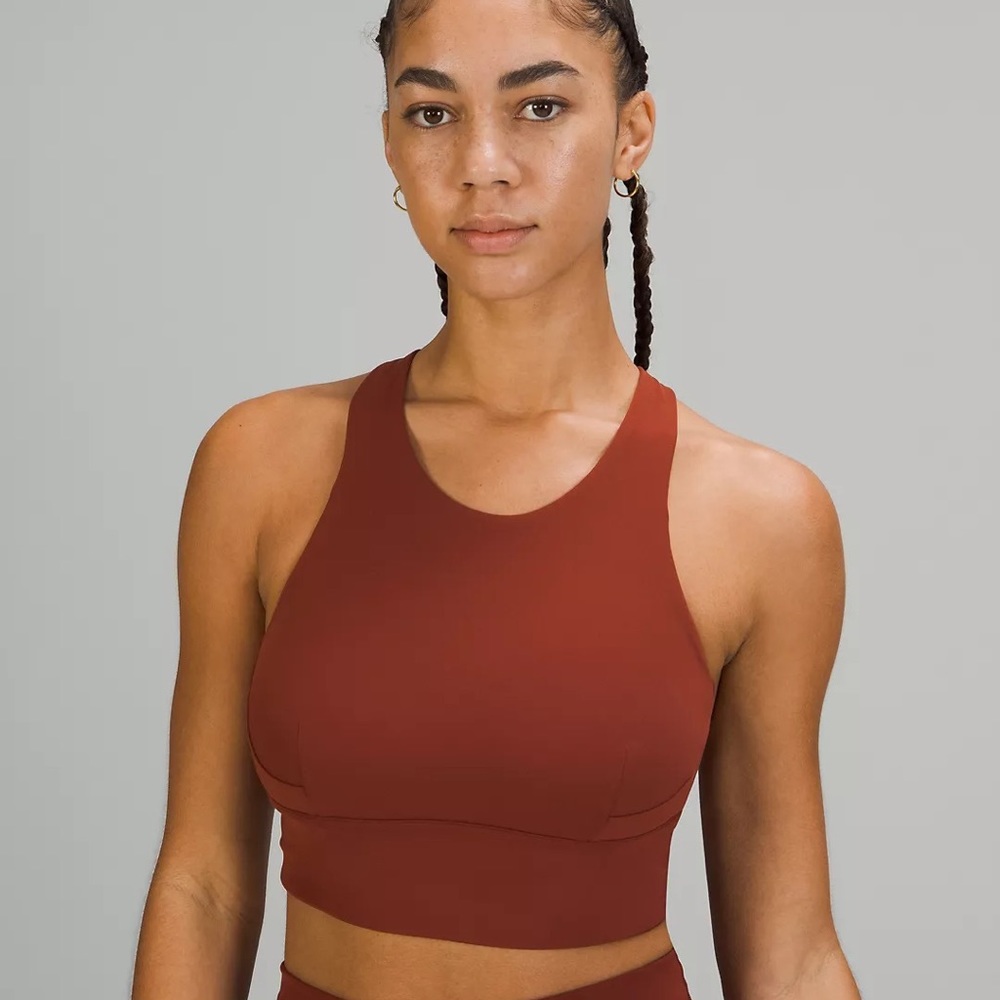 NWT Lululemon Wunder train longline medium support sports bra (4)